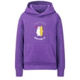 thumbnail image 1 of Daxton California Republic Youth Unisex Pullover Hoodie Mid-Weight Fleece Sweatshirt, Purple, Medium, 1 of 3