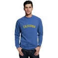 thumbnail image 1 of Daxton California Sweatshirt Athletic Fit Pullover Crewneck French Terry Fabric, Slate Sweatshirt Gold Letters, 3XL, 1 of 3