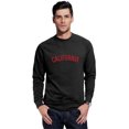 thumbnail image 1 of Daxton California Sweatshirt Athletic Fit Pullover Crewneck French Terry Fabric, 1 of 3
