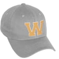 thumbnail image 1 of Daxton Classic 3D Varsity White Neon Orange Initial Letters Baseball Dad Hat, Light Grey, Letter W, 1 of 2