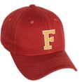 thumbnail image 1 of Daxton Classic 3D Varsity White Neon Orange Initial Letters Baseball Dad Hat, Red, Letter F, 1 of 2