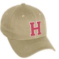 thumbnail image 1 of Daxton Classic 3D Varsity White Rose Initial Letters Baseball Dad Hat, Khaki, Letter H, 1 of 2