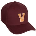 thumbnail image 1 of Daxton Classic Baseball Hat Custom A to Z Initial Team White Neon Orange Letter, Burgundy Cap, Letter V, 1 of 2