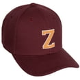 thumbnail image 1 of Daxton Classic Baseball Hat Custom A to Z Initial Team White Neon Orange Letter, Burgundy Cap, Letter Z, 1 of 2