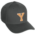 thumbnail image 1 of Daxton Classic Baseball Hat Custom A to Z Initial Team White Neon Orange Letter, Charcoal Cap, Letter Y, 1 of 2