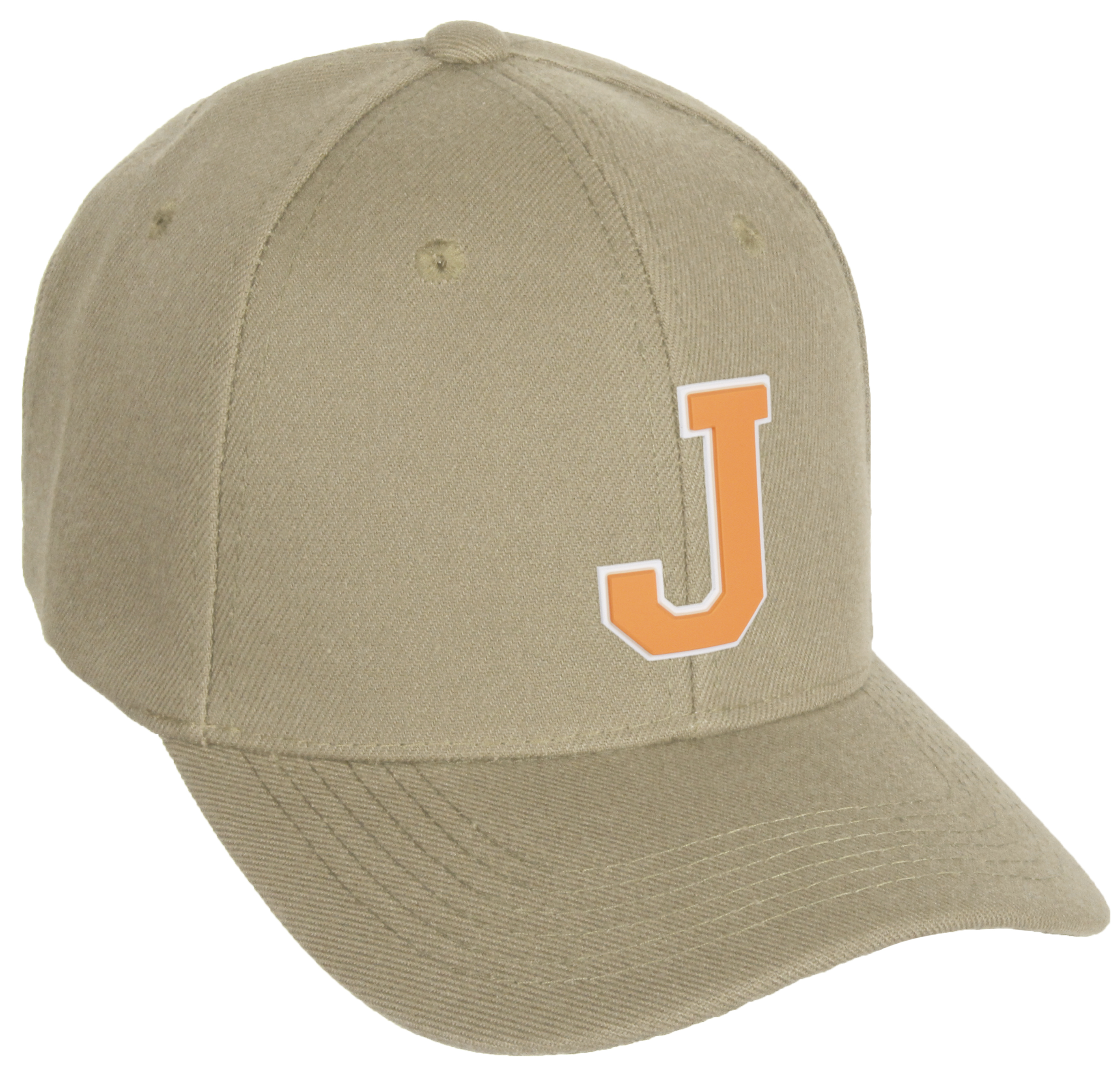 Daxton Classic Baseball Hat Custom A to Z Initial Team White Neon ...