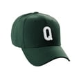 thumbnail image 1 of Daxton Classic Baseball Hat Embroidered A to Z Letters Structured Mid Profile Cap - Hunter, Letter Q, 1 of 3