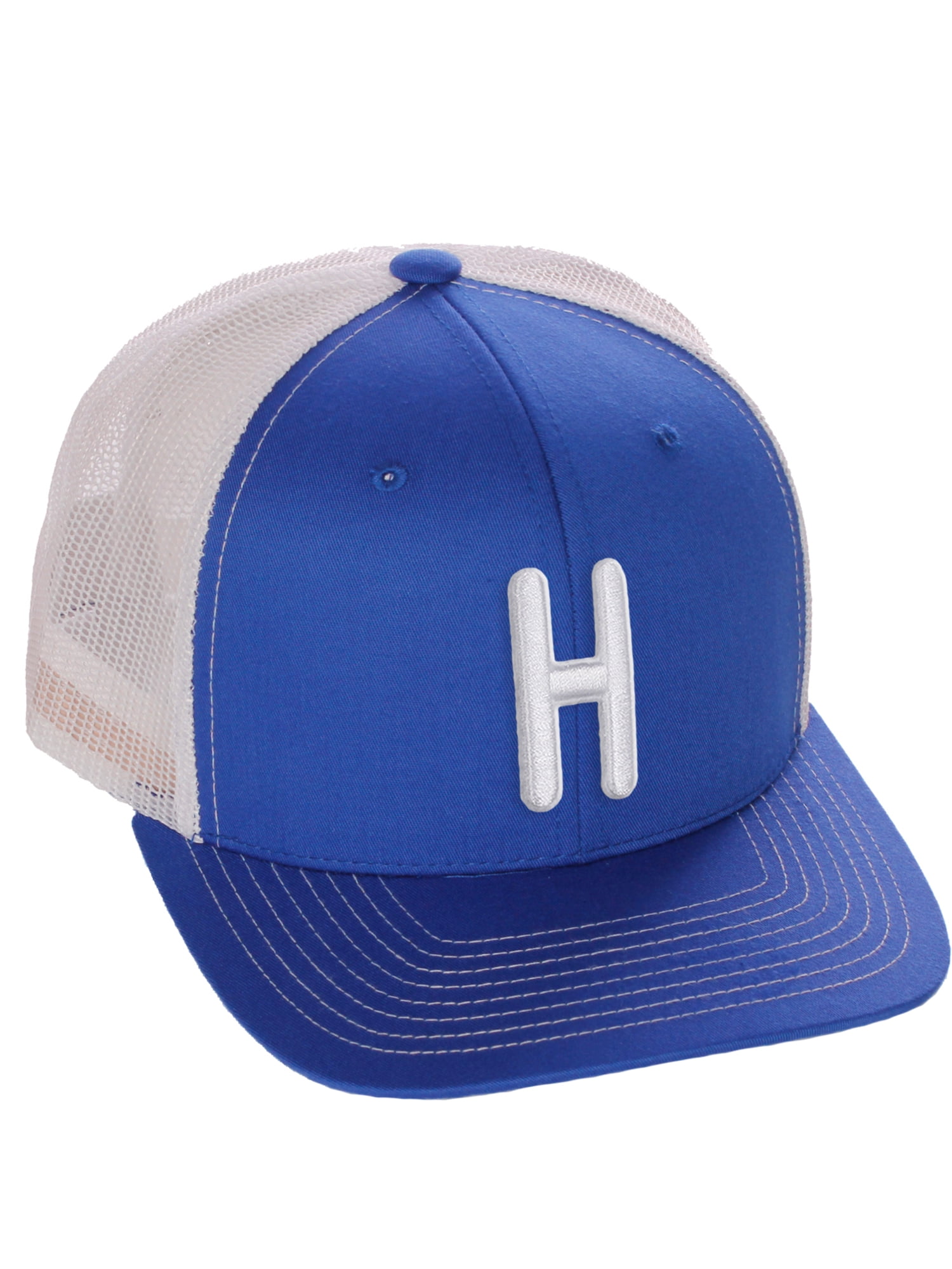 Daxton Classic Baseball Trucker Hat Embroidered A to Z Letters ...