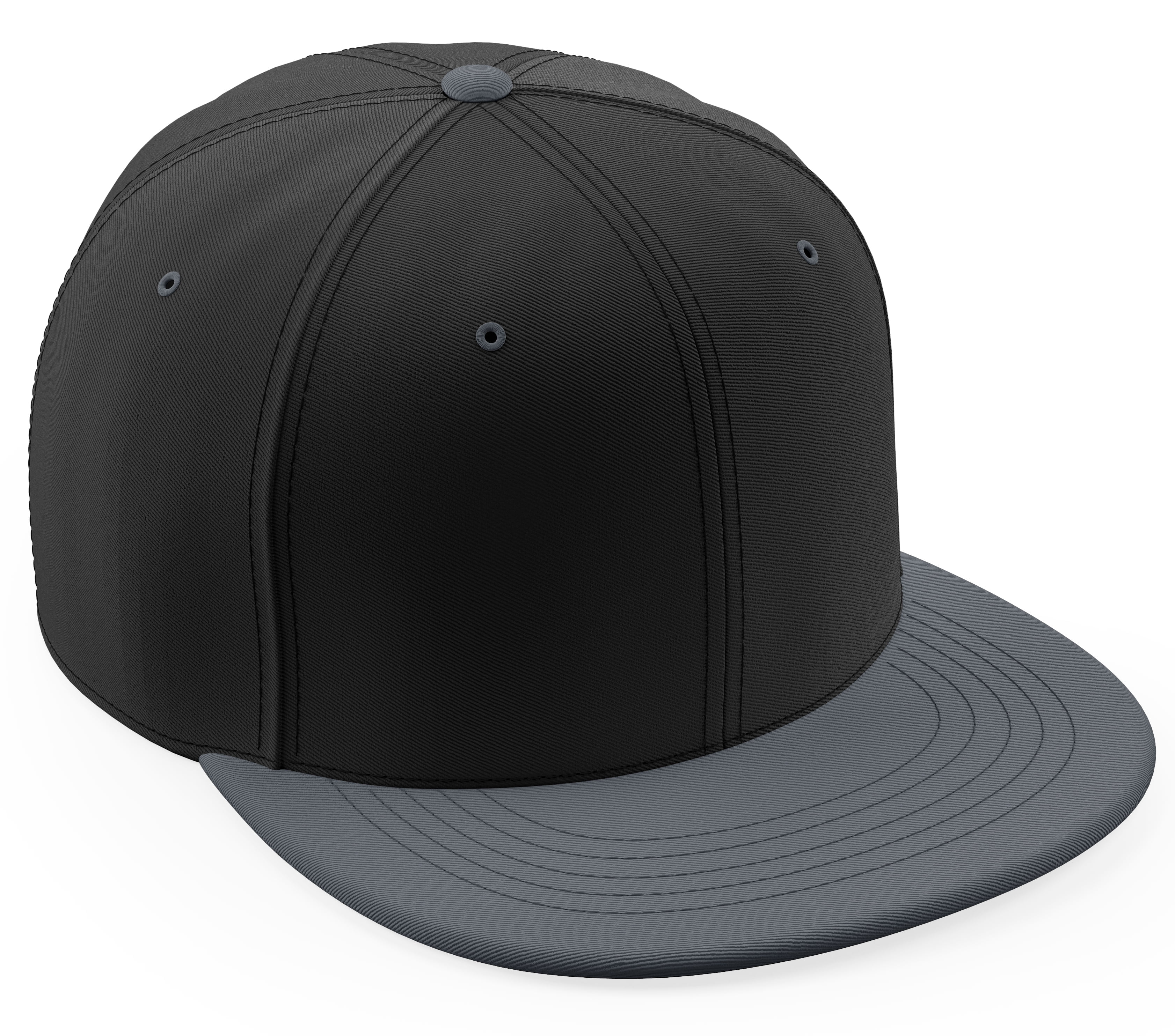 Daxton Classic Blank Snapback Flat Bill Visor Hat Cap Adjustable Back ...