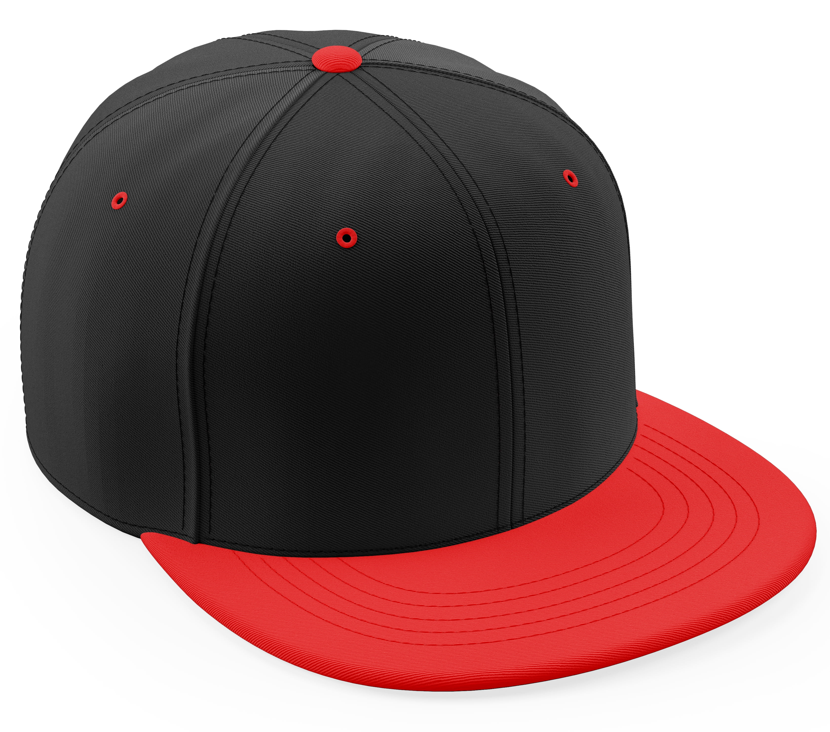 Daxton Classic Blank Snapback Flat Bill Visor Hat Cap Adjustable Back ...