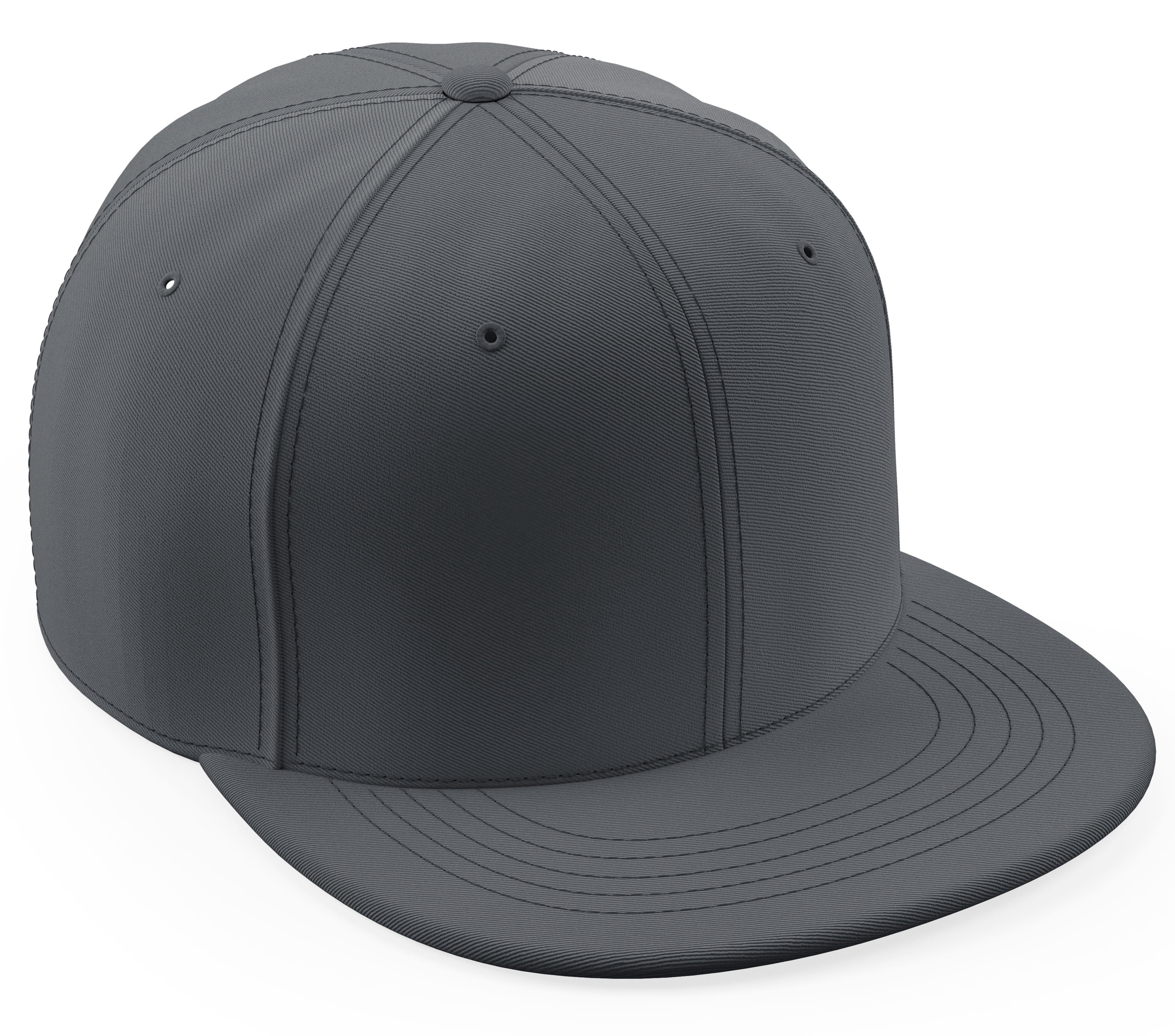 Daxton Classic Blank Snapback Flat Bill Visor Hat Cap Adjustable Back ...