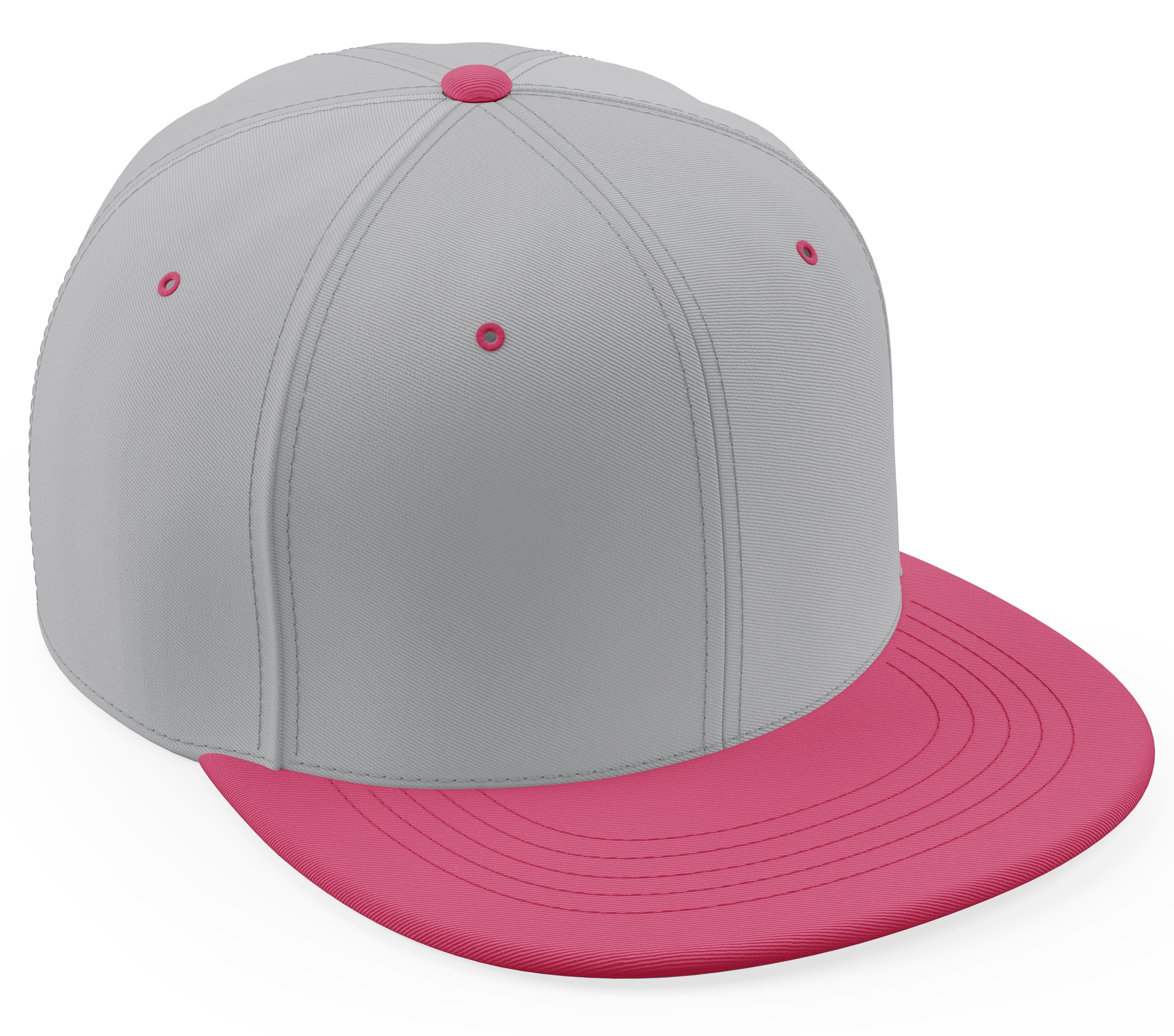 Daxton Classic Blank Snapback Flat Bill Visor Hat Cap Adjustable