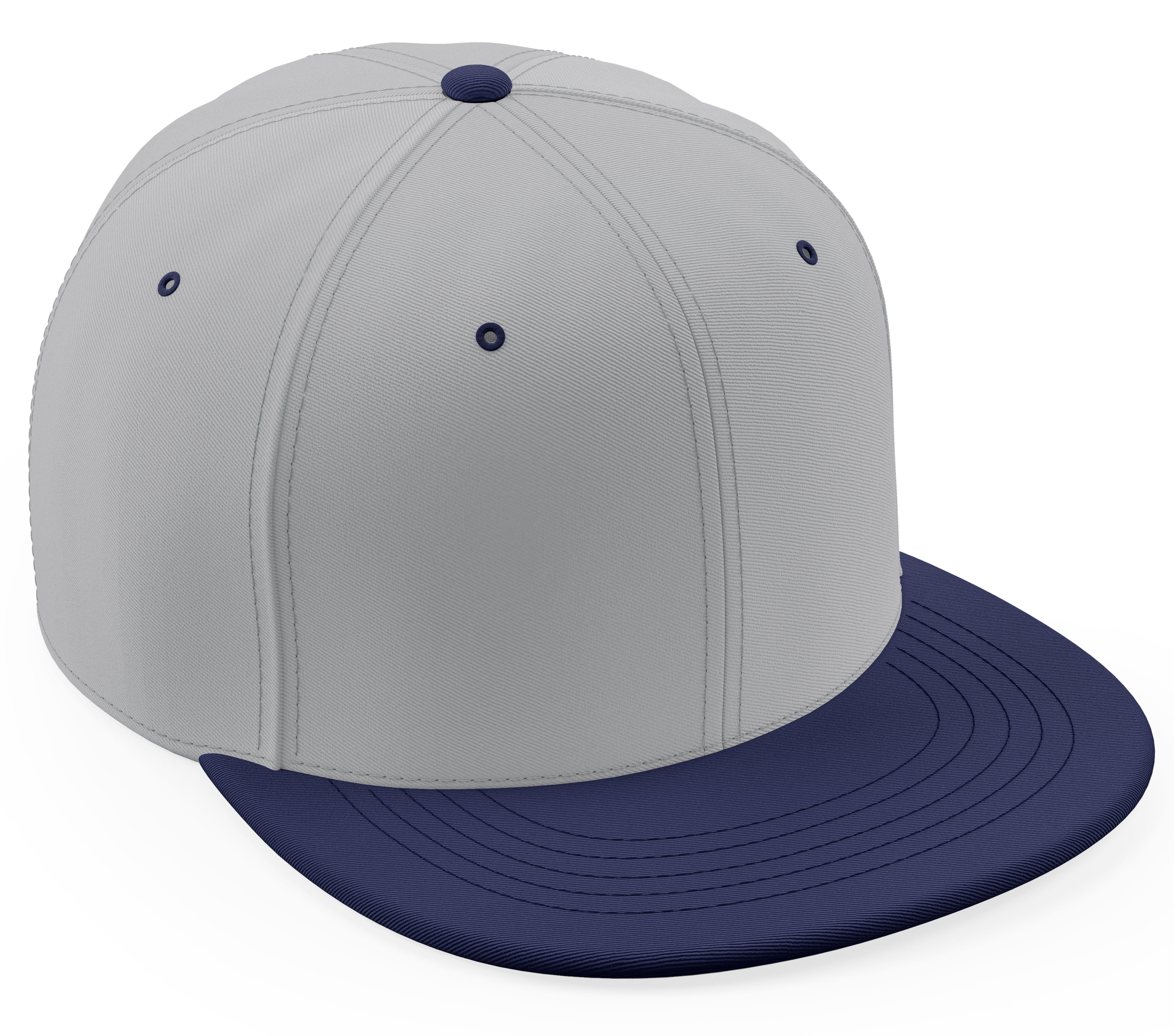 Daxton Classic Blank Snapback Flat Bill Visor Hat Cap Adjustable Back ...