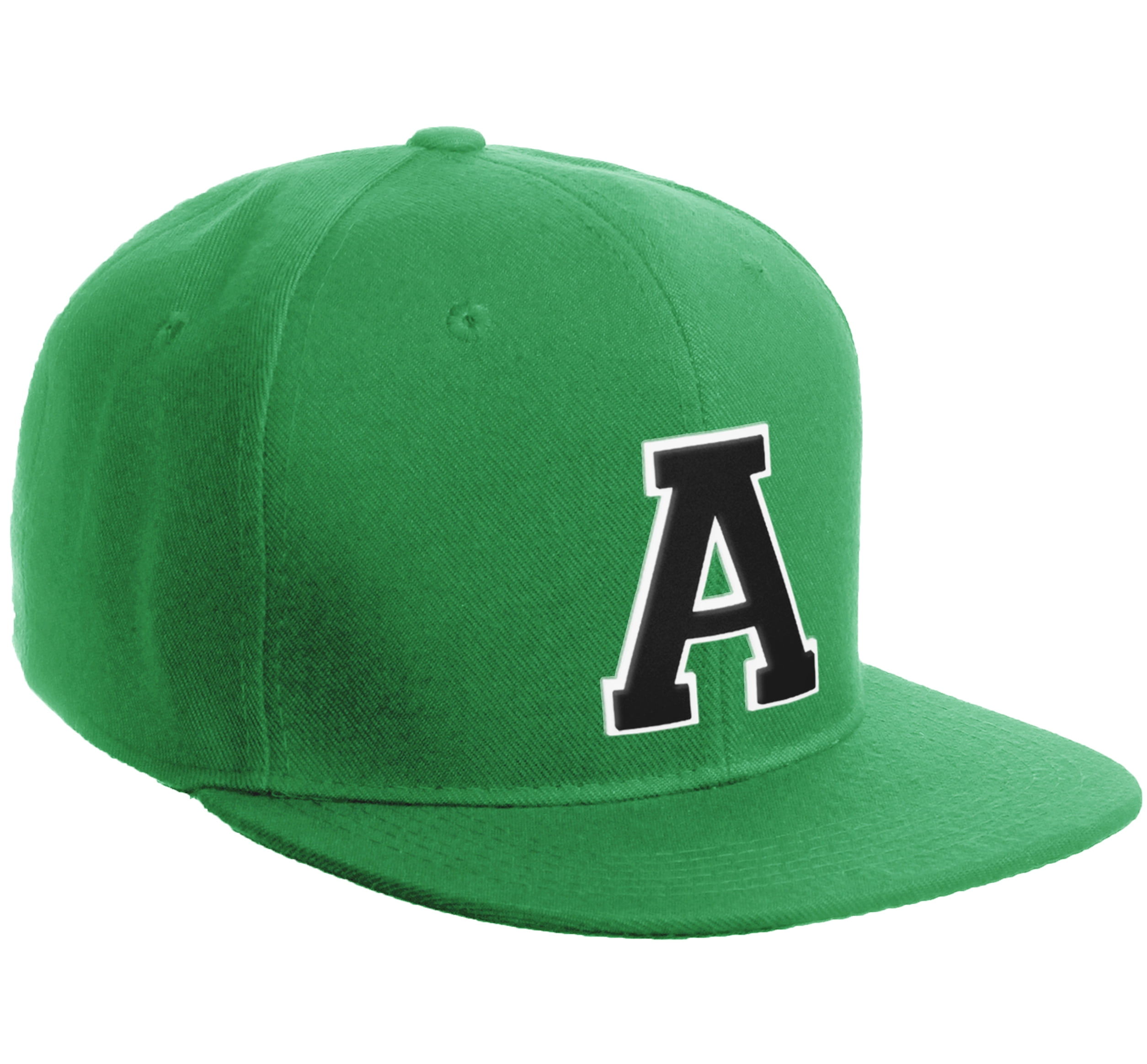 Daxton Classic Snapback Hat Custom A to Z Initial Varsity Letters