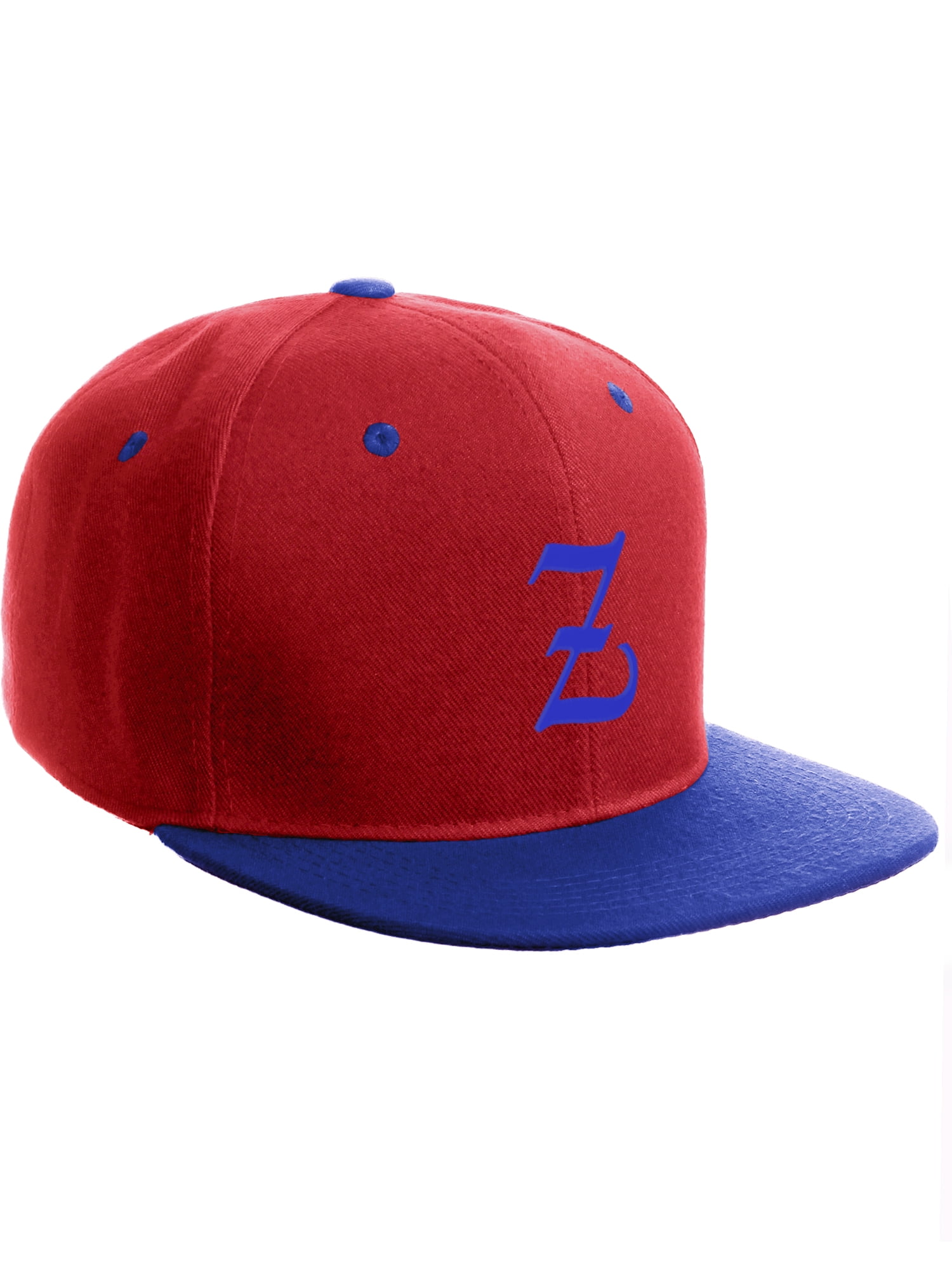 Daxton Classic Snapback Hat - Old English Alphabet A-Z, Flat Bill, Adjustable, 100% Polyester 3 thumbnail image