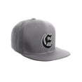 thumbnail image 1 of Daxton Classic Snapback Old English A to Z Numbers Initials Flat Bill Visor Cap-Light Grey Hat, Letter E, 1 of 3