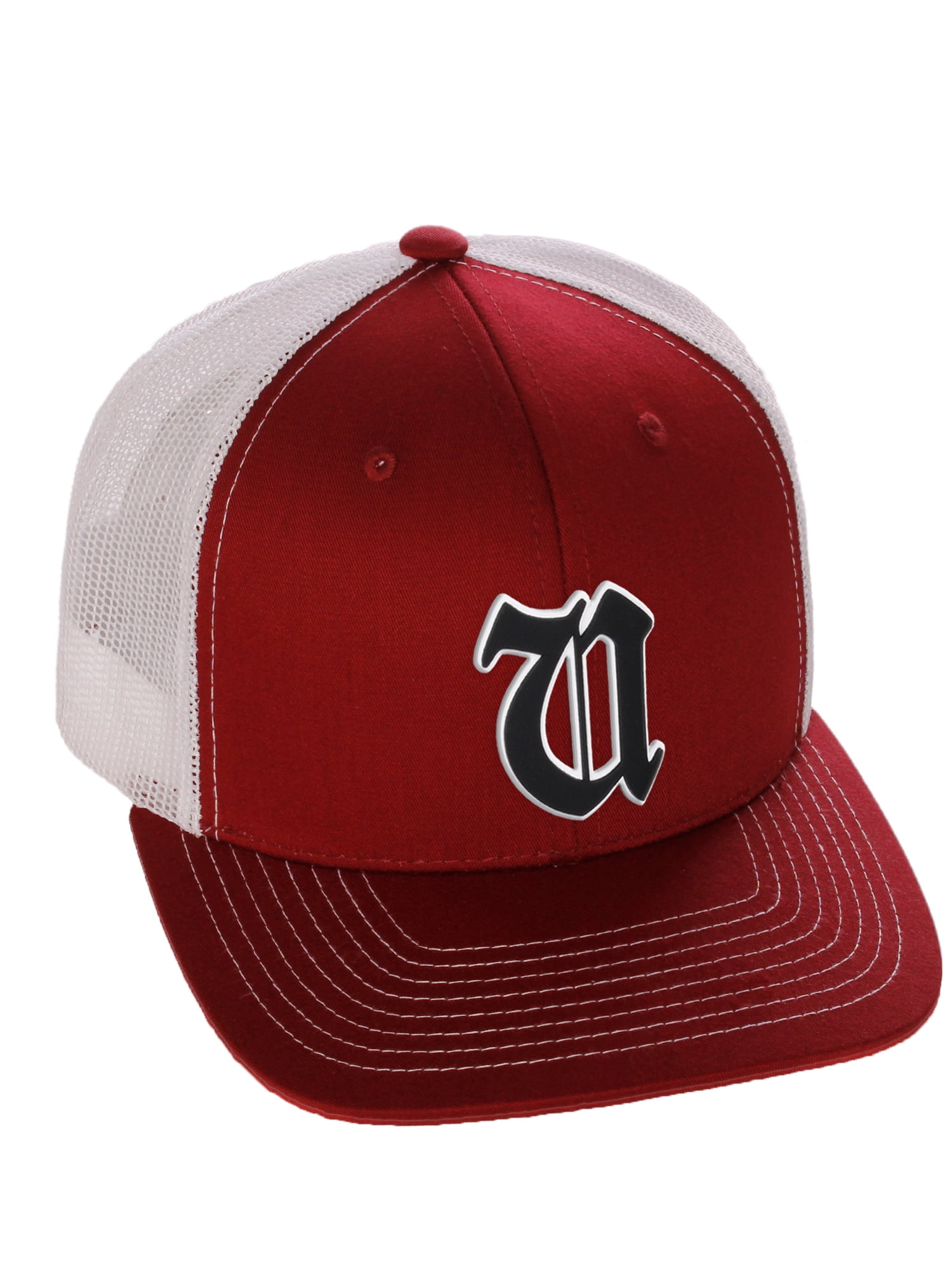 Daxton Classsic Baseball Trucker Hat Old English A to Z Letters Numbers ...