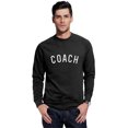 thumbnail image 1 of Daxton Coach Sweatshirt Athletic Fit Pullover Crewneck French Terry Fabric, 1 of 3
