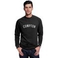 thumbnail image 1 of Daxton Compton Sweatshirt Athletic Fit Pullover Crewneck French Terry Fabric, 1 of 3