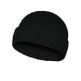thumbnail image 1 of Daxton Cuffed Skullcap Rolled Retro Knit  Acrylic Beanie, 1 of 6