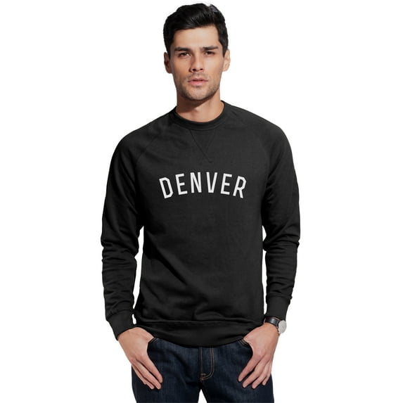 Daxton Denver Sweatshirt Athletic Fit Pullover Crewneck French Terry Fabric