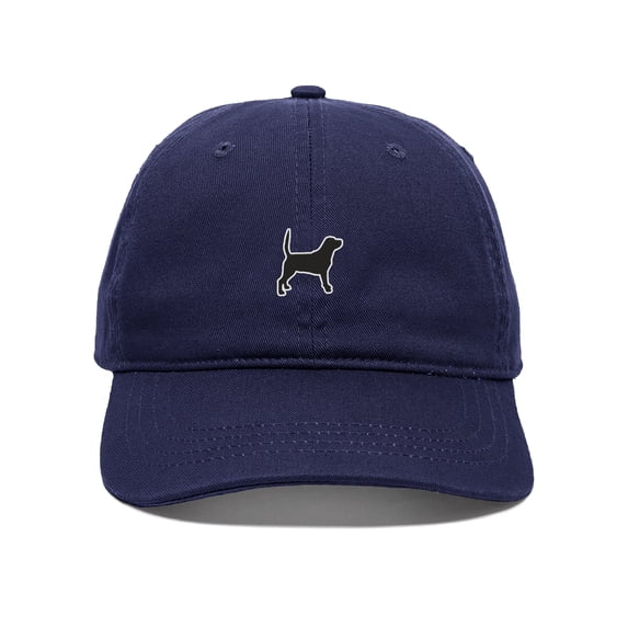 Daxton Dog Breeds Baseball Dad Hat Unstructure Low Profile Strapback, Beagle Dog,Navy Hat