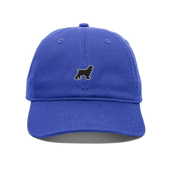 Daxton Dog Breeds Baseball Dad Hat Unstructure Low Profile Strapback, Cocker Spaniel Dog, Royal Hat