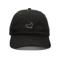 thumbnail image 1 of Daxton Dog Breeds Baseball Dad Hat Unstructure Low Profile Strapback, Corgi Dog, Black Hat, 1 of 4