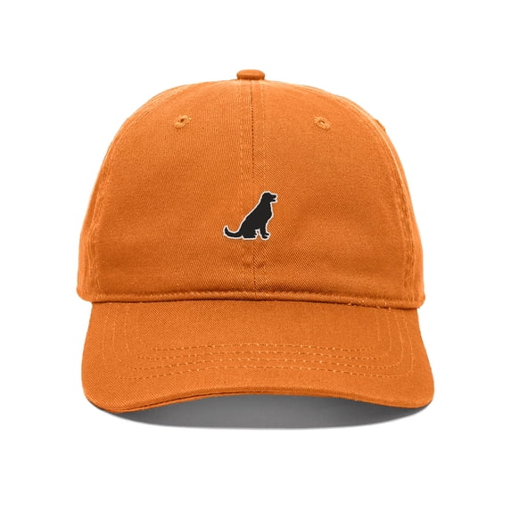 Daxton Dog Breeds Baseball Dad Hat Unstructure Low Profile Strapback, Golden Retriever Dog, Orange Hat