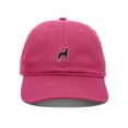 thumbnail image 1 of Daxton Dog Breeds Baseball Dad Hat Unstructure Low Profile Strapback, Great Dane Dog, Hot Pink Hat, 1 of 1