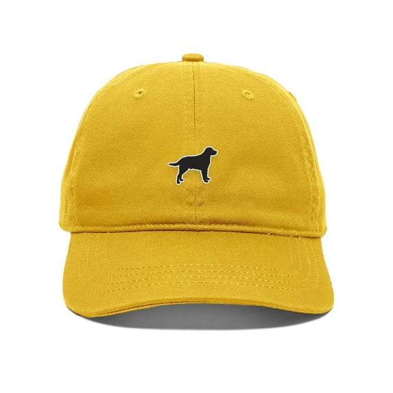 Daxton Dog Breeds Baseball Dad Hat Unstructure Low Profile Strapback, Labrador Retriever Dog, Gold Hat