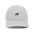 thumbnail image 1 of Daxton Dog Breeds Baseball Dad Hat Unstructure Low Profile Strapback, Labrador Retriever Dog, White Hat, 1 of 4
