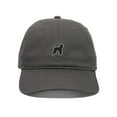 thumbnail image 1 of Daxton Dog Breeds Baseball Dad Hat Unstructure Low Profile Strapback, Poodle Dog, Charcoal Hat, 1 of 4