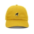 thumbnail image 1 of Daxton Dog Breeds Baseball Dad Hat Unstructure Low Profile Strapback, Rottweiler Dog, Gold Hat, 1 of 4