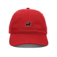thumbnail image 1 of Daxton Dog Breeds Baseball Dad Hat Unstructure Low Profile Strapback, Shih Tzu Maltese Dog, Red Hat, 1 of 4