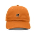 thumbnail image 1 of Daxton Dog Breeds Baseball Dad Hat Unstructure Low Profile Strapback, Terrier Mix Dog, Orange Hat, 1 of 1