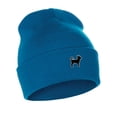 thumbnail image 1 of Daxton Dog Breeds Cuffed Beanie Winter Knit Hat Skully Cap, Chihuahua, Turquoise Beanie, 1 of 2