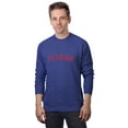 thumbnail image 1 of Daxton Florida Sweatshirt Athletic Fit Pullover Crewneck French Terry Fabric, Denim Sweatshirt Red Letters, L, 1 of 3