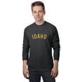 thumbnail image 1 of Daxton Idaho Sweatshirt Athletic Fit Pullover Crewneck French Terry Fabric, HthCharcoal Sweatshirt Gold Letters, 1XL, 1 of 3