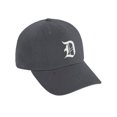 thumbnail image 1 of Daxton Low Profile Adjustable Baseball Dad Hat Cap Old English Font Alphabet A to Z, Charcoal Hat White D, 1 of 1