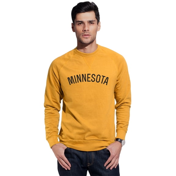 Daxton Minnesota Sweatshirt Athletic Fit Pullover Crewneck French Terry Fabric