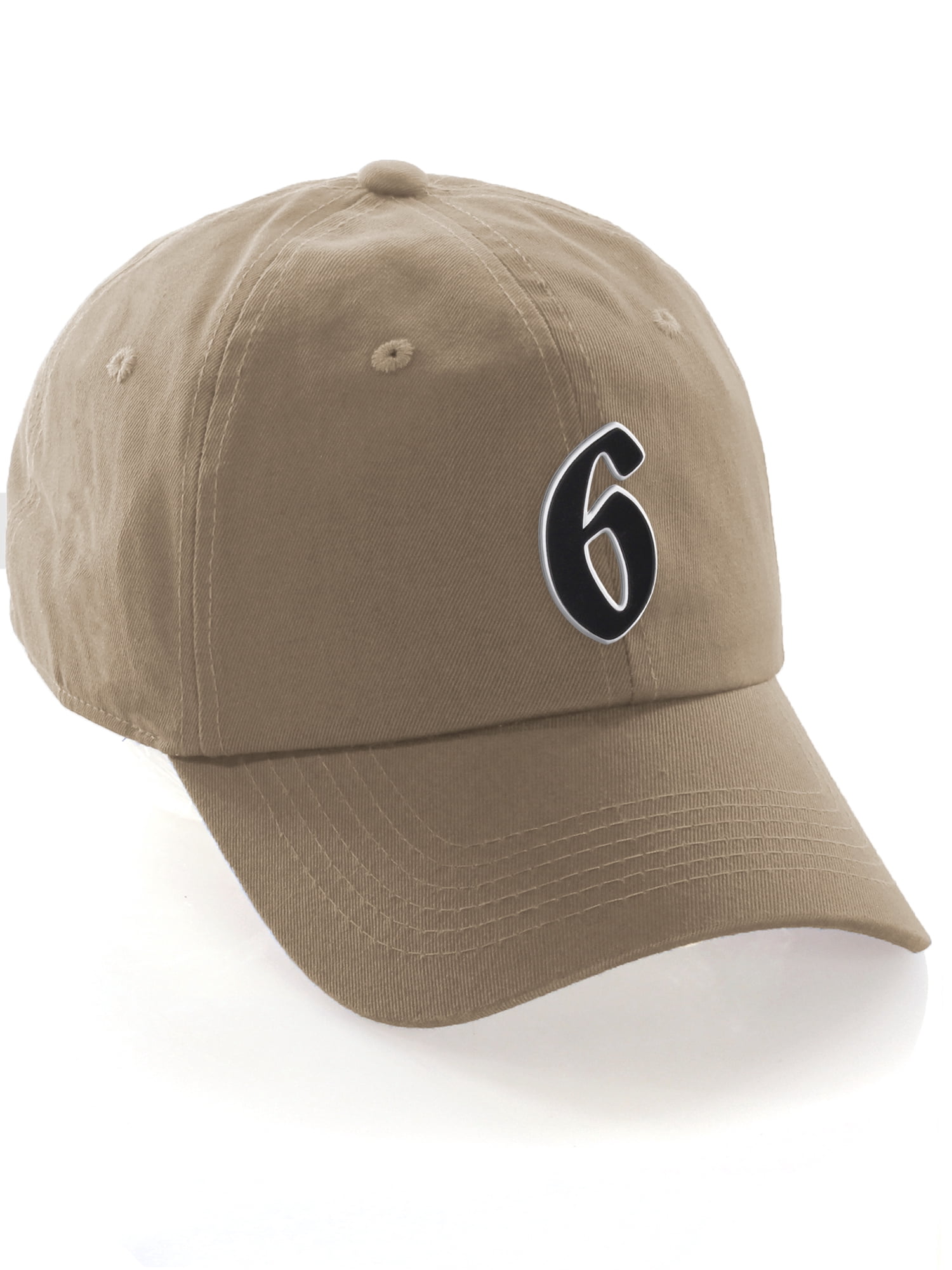 Daxton Old English 3D Alphabet Letters Numbers Initial Baseball Dad Hat ...