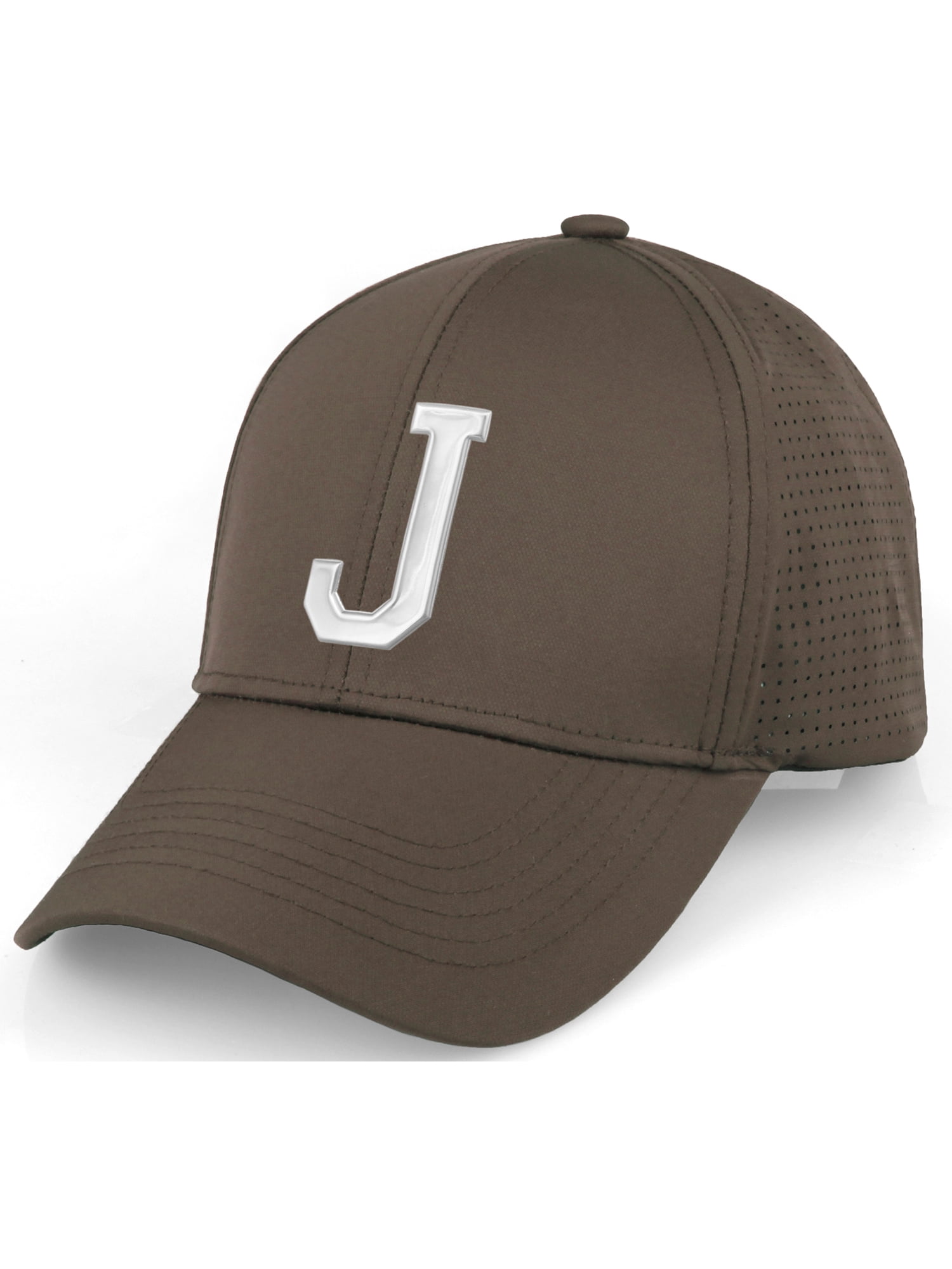 Daxton Performance Cool Tech Baseball Hat - Olive Cap, Silver Logo ...