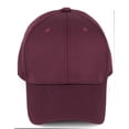 thumbnail image 1 of Daxton Performance Hat High Profile Structured Baseball Cap, Burgundy, 1 of 5