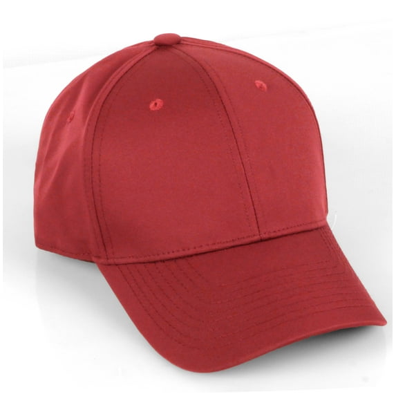 Daxton Performance Hat High Profile Structured Baseball Cap, Red
