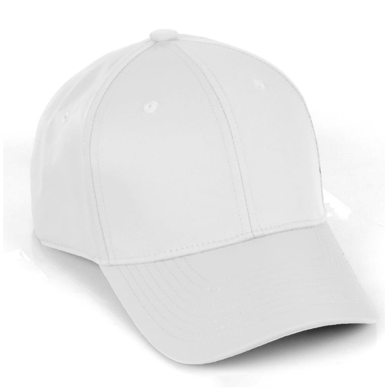 Daxton Performance Hat High Profile Structured Baseball Cap, White