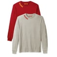 thumbnail image 1 of Daxton Premium Arizona Men Long Sleeves T Shirt Ultra Soft Medium Weight Cotton, 2PK Red Gold Oat Red 1XL, 1 of 6