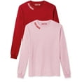thumbnail image 1 of Daxton Premium Arkansas Men Long Sleeves T Shirt Ultra Soft Medium Weight Cotton, 2PK Red White Pink Red 1XL, 1 of 6