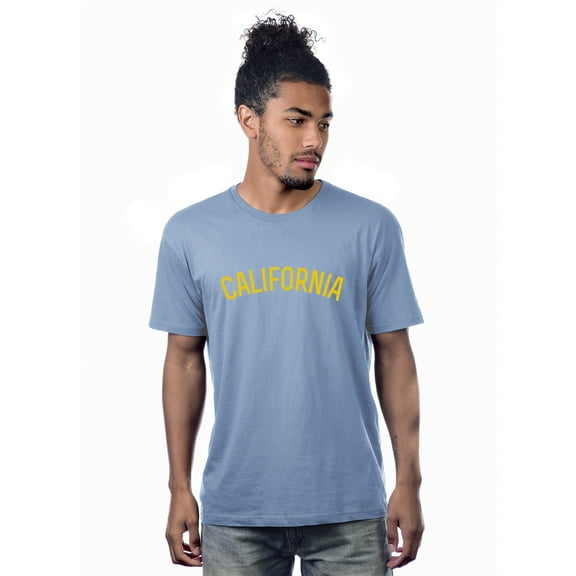 Daxton Premium Basic Crew Neck Short Sleeve Tshirt Cities California  Letter