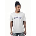 thumbnail image 1 of Daxton Premium Basic Crew Neck Short Sleeve Tshirt Cities Cleveland Letter, 1 of 1